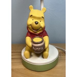 Disney Winnie the Pooh Bear Table Lamp Tested Working – Base Only Hunny